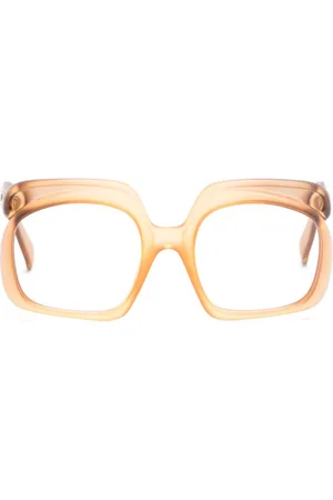 Dior 1970s ombré butterfly-frame glasses