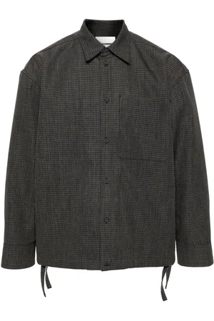 Jil Sander Striped wool shirt jacket
