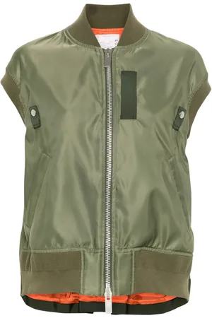 SACAI Box-pleat detail vest