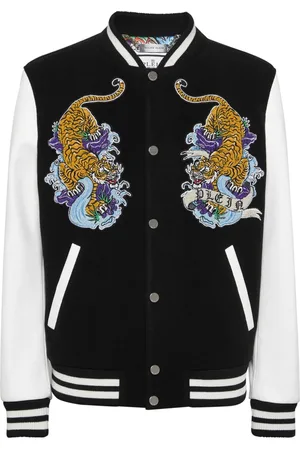 Philipp Plein Tattoo-patches bomber jacket