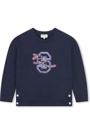 Sonia Rykiel Enfant Logo-embroidered cotton sweatshirt