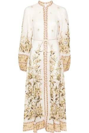 ZIMMERMANN Floral midi dress