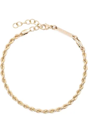 Zoe Chicco 14kt yellow rope chain bracelet