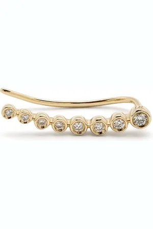 Roxanne First 14kt Yellow diamond crawler earring
