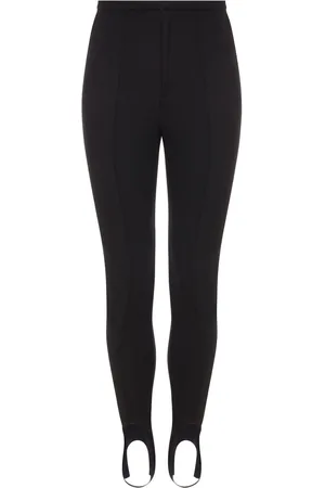 Serafini Raised-seam high-waist leggings