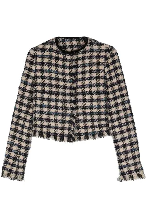 FORTE FORTE Cropped tweed jacket
