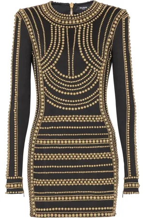 Balmain Bead-embroidered dress