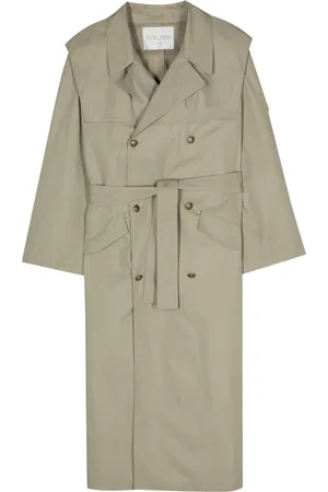 FORTE FORTE Belted double-breasted coat