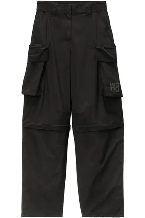 Alexander Wang Panelled wide-leg cargo trousers