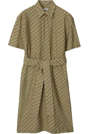 Burberry Checked cotton shirtdress