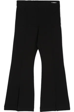 Twin-Set Slit-ankles flared trousers