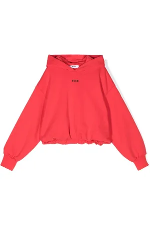 Msgm Logo-embroidered hoodie