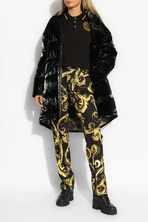 VERSACE Padded hooded coat