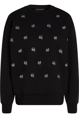 Karl Lagerfeld Ikon rhinestone-embellished sweatshirt