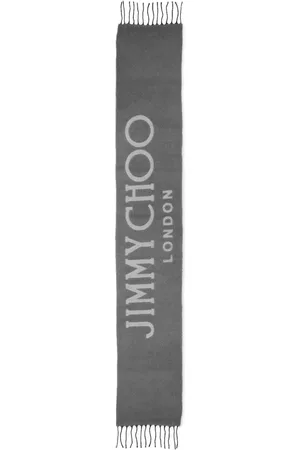 Jimmy Choo Sema logo-jacquard scarf
