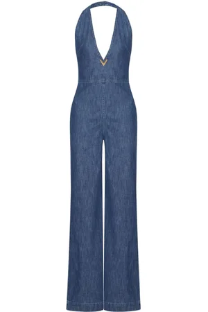 VALENTINO GARAVANI Chambray denim jumpsuit