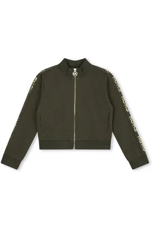 Michael Kors Logo-embellished zip-up sweatshirt
