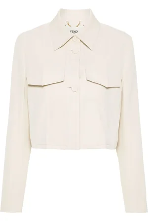 Fendi Twill cropped jacket