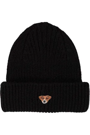 PELO FOUNDATION Dog-appliqué beanie
