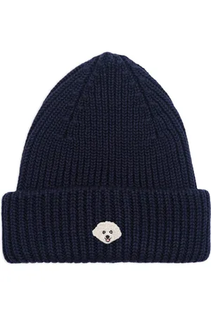 PELO FOUNDATION Dog-appliqué beanie