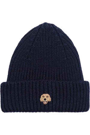 PELO FOUNDATION Dog-appliqué beanie