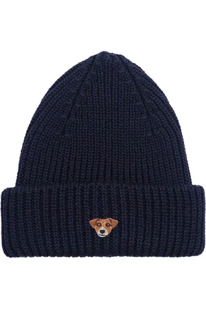 PELO FOUNDATION Dog-appliqué beanie