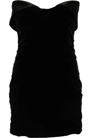 MUGLER Velvet mini dress
