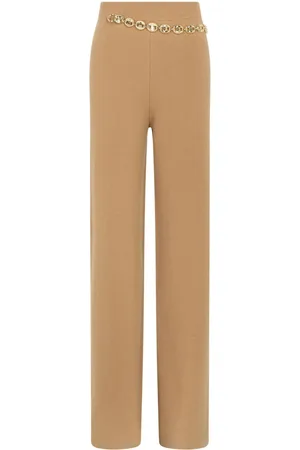 Paco rabanne Belted knit trousers