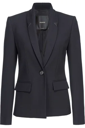 Pinko Shawl-lapel twill blazer