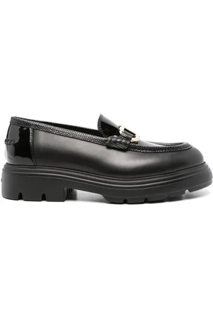 Salvatore Ferragamo Gancini-plaque loafers