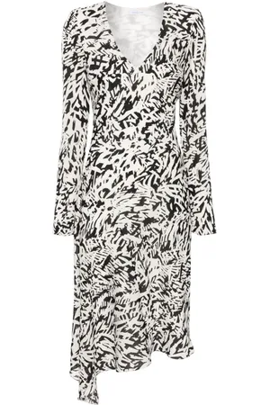 Patrizia Pepe Abstract-print midi dress