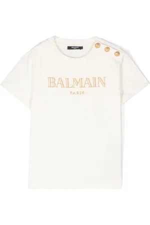 Balmain Logo-embroidered T-shirt