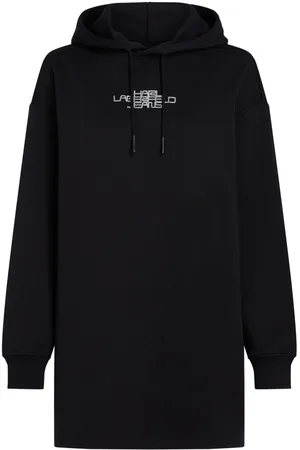 Karl Lagerfeld Logo-print hooded dress