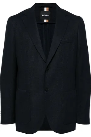 HUGO BOSS Herringbone-pattern blazer