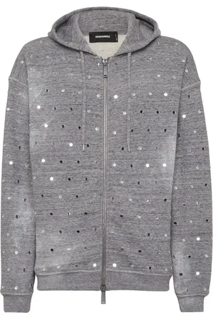 Dsquared2 Zip-up cotton hoodie