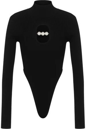 Moschino High neck cut-out bodysuit