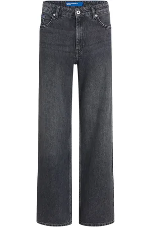 Karl Lagerfeld Mid-rise straight-leg jeans