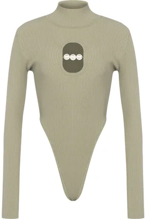 Moschino High neck cut-out bodysuit