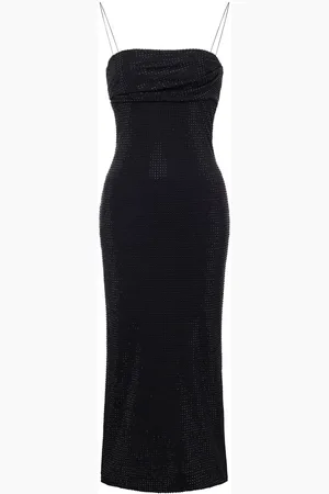 Serafini Crystal-embellished midi dress