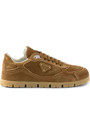 Prada Faded suede sneakers