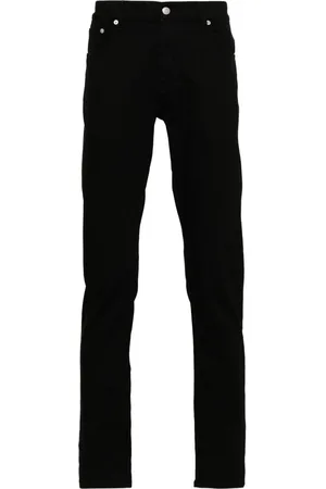 Alexander McQueen Logo-embroidered jeans