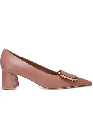 MALONE SOULIERS 45mm Hayes buckle-detailing leather pumps