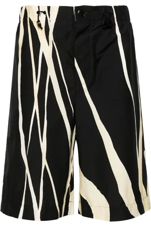 Nanushka Drawstring cotton-belnd bermuda shorts