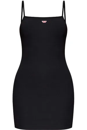Diesel D-Hopy-D logo-appliqué mini dress