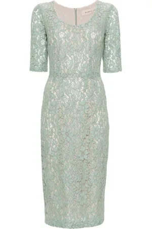 BLANCA Alnus lace midi dress