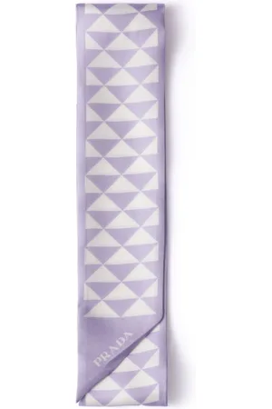 Prada Triangle-logo scarf