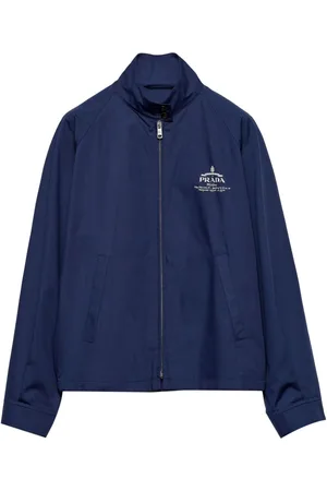 Prada Logo-print bomber jacket