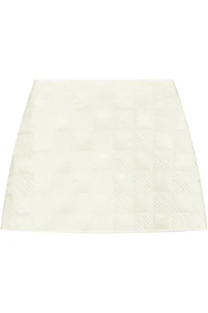 Moncler Logo-patch quilted mini skirt