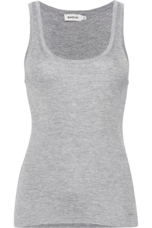 Simkhai Logo plaque tank top