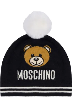 Moschino Teddy Bear-print knitted beanie